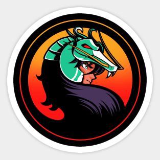 Mortal Dragon Sticker